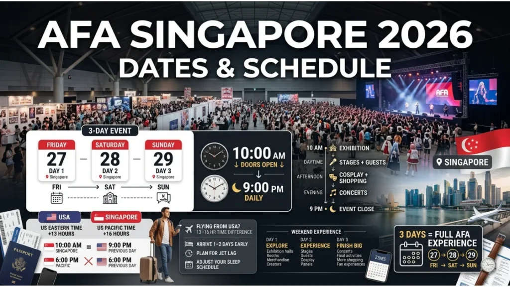AFA Singapore 2026 Dates and Schedule