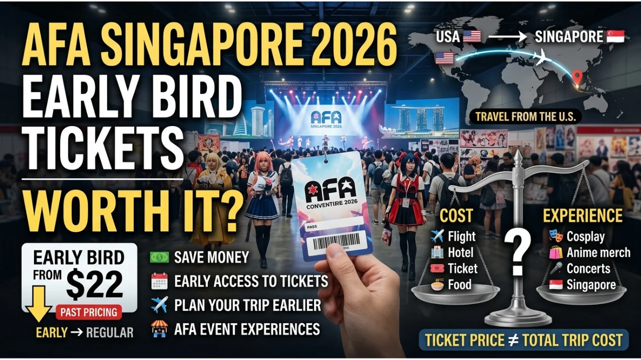 AFA Singapore 2026 Early Bird Tickets Prices, Benefits & Is It Worth It