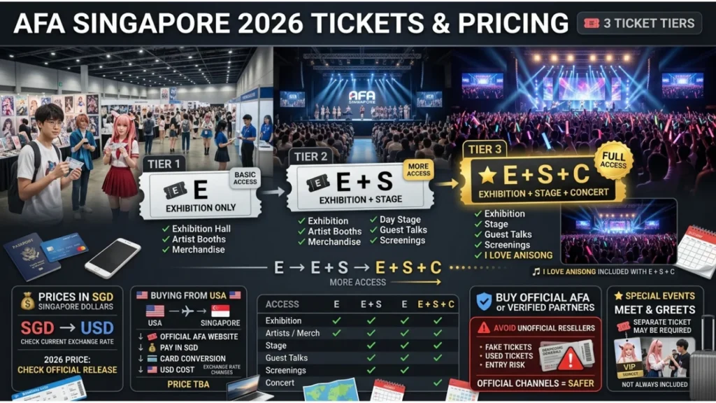 AFA Singapore 2026 Tickets and Pricing