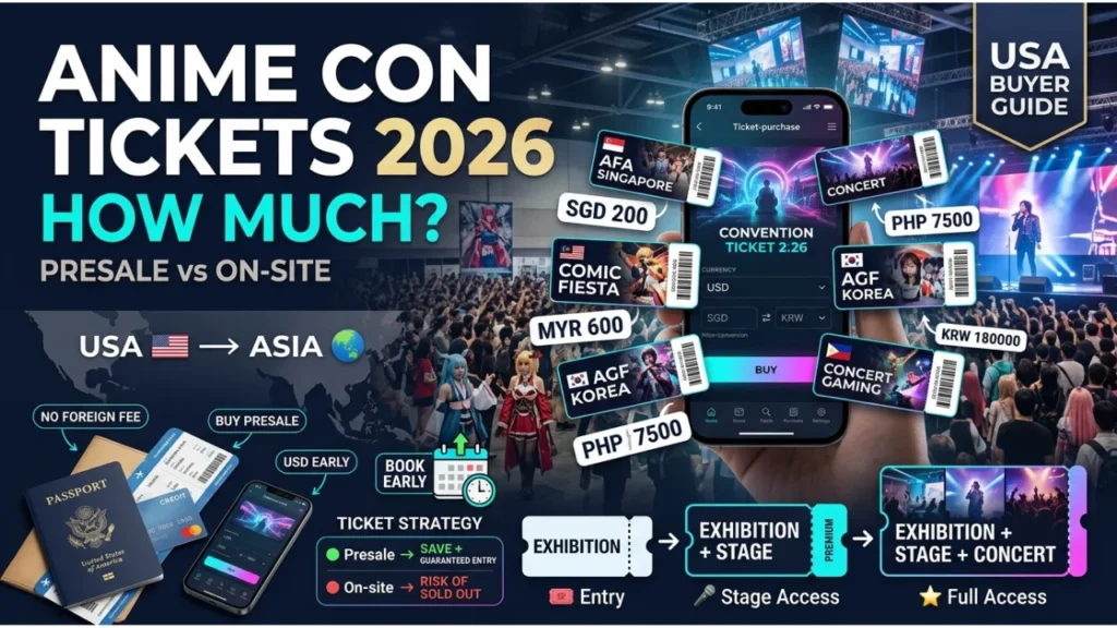 Asia Anime Convention Tickets 2026 Prices, Tiers & How to Buy from the USA
