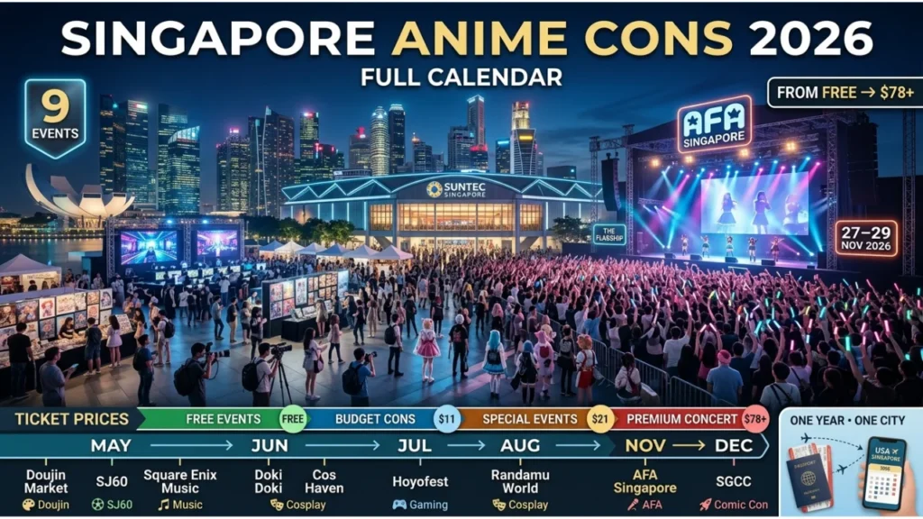 Best Anime Conventions in Singapore 2026 — Full Schedule