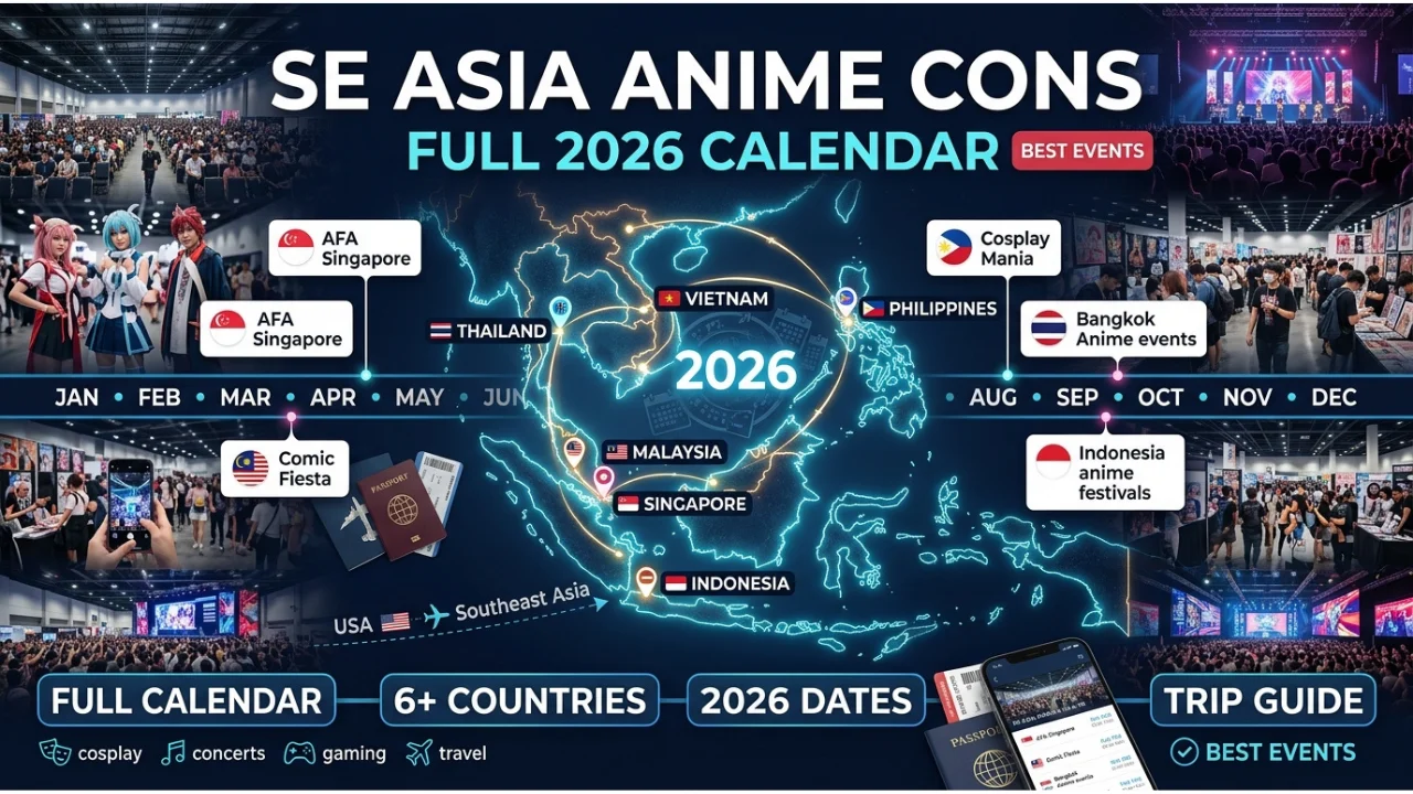 Best Anime Conventions in Southeast Asia 2026 Full Calendar