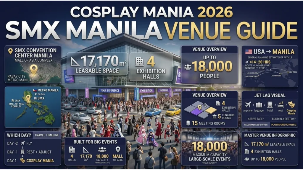 Cosplay Mania 2026 Venue SMX Convention Center Manila