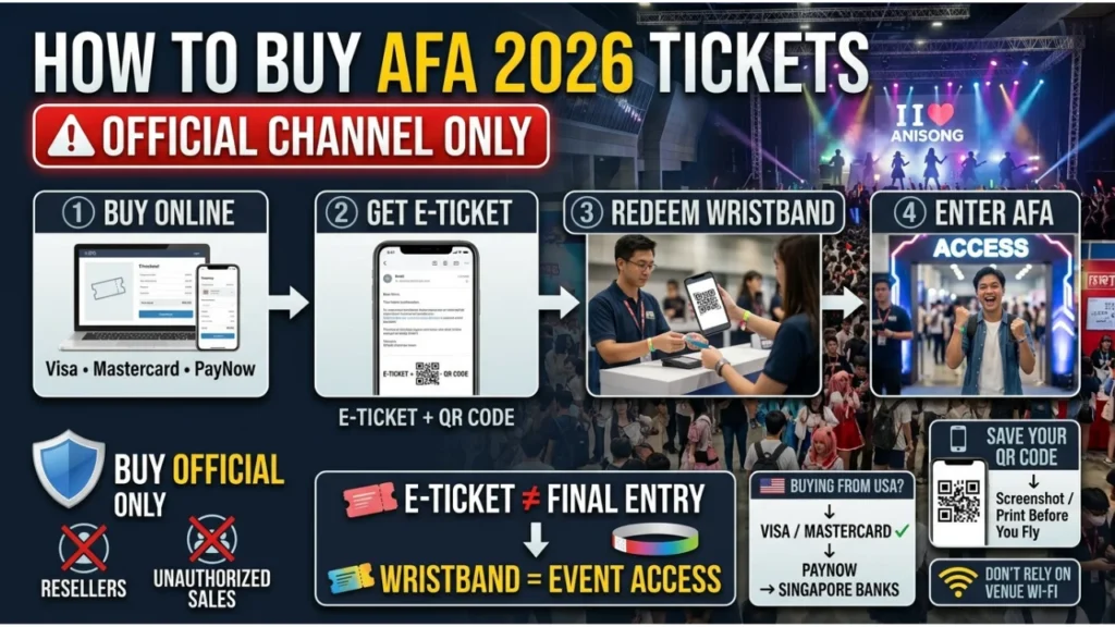 How to Buy AFA Singapore 2026 Tickets