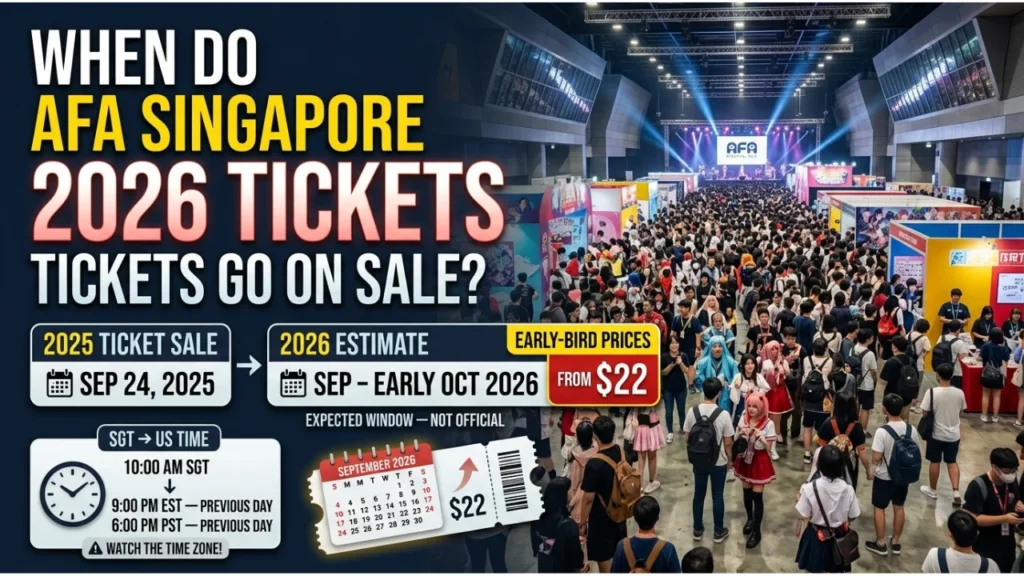 When Do AFA Singapore 2026 Tickets Go On Sale