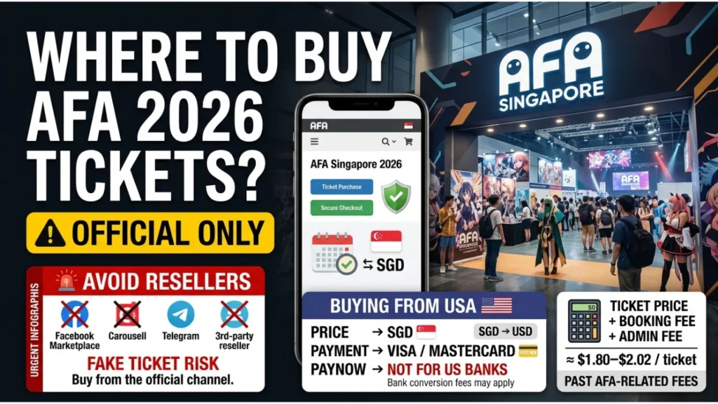 Where to Buy AFA Singapore 2026 Tickets