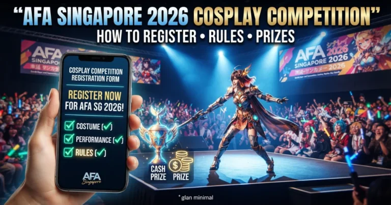 AFA Singapore 2026 Cosplay Competition: How to Register, Rules & Prizes
