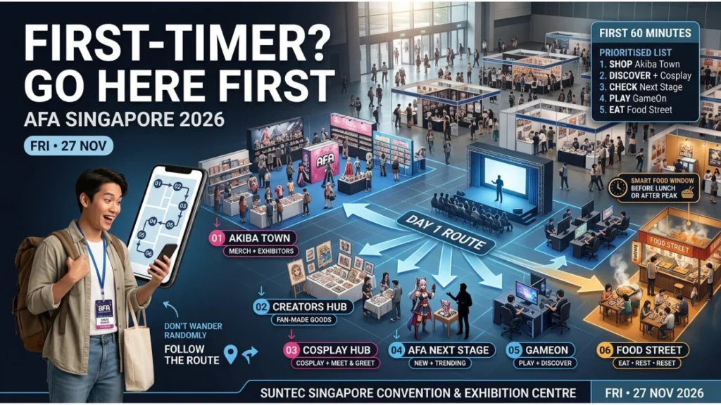 AFA Singapore 2026 Day 1 — First-Timer’s Zone-by-Zone Guide