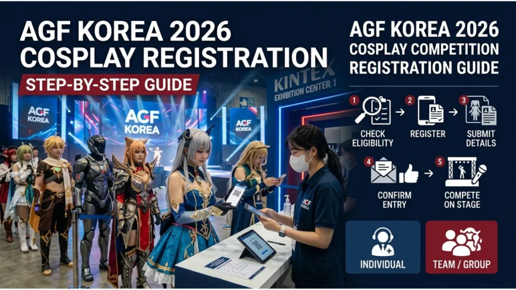 AGF Korea 2026 Cosplay Competition Registration Guide