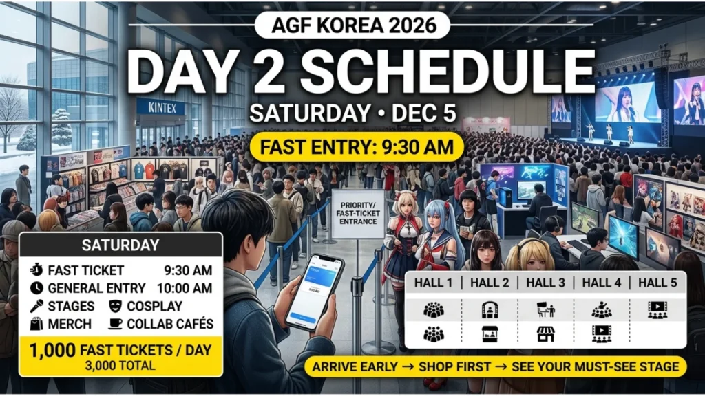 AGF Korea 2026 Day 2 Schedule What to Expect