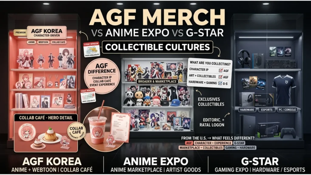 AGF Korea 2026 Merch Compared to Other Anime Conventions