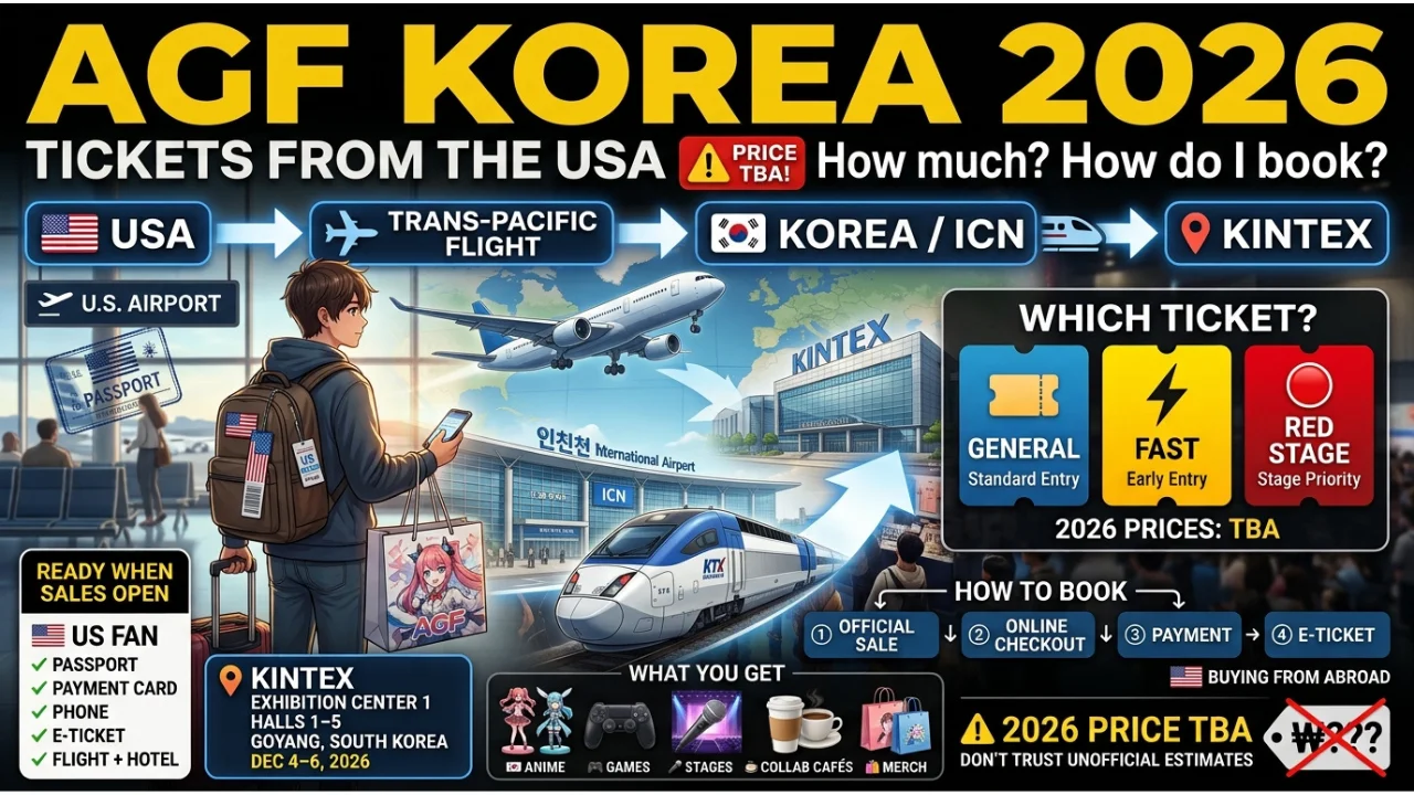 AGF Korea 2026 Tickets Price & How to Book From Abroad