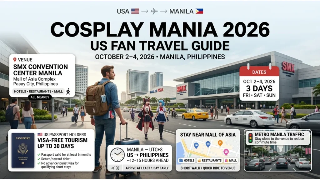 Attending Cosplay Mania 2026 as a US Fan Venue, Dates, and Travel Tips
