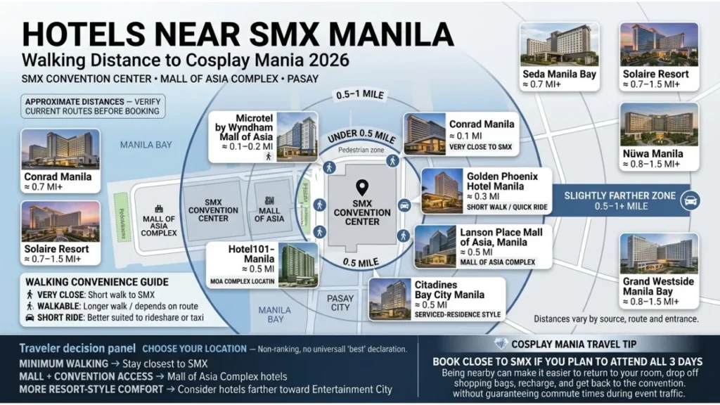 Best Hotels Within Walking Distance of SMX Convention Center