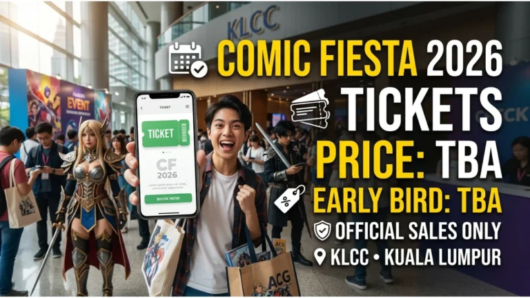 Comic Fiesta 2026 Tickets Price, Early Bird & Where to Buy