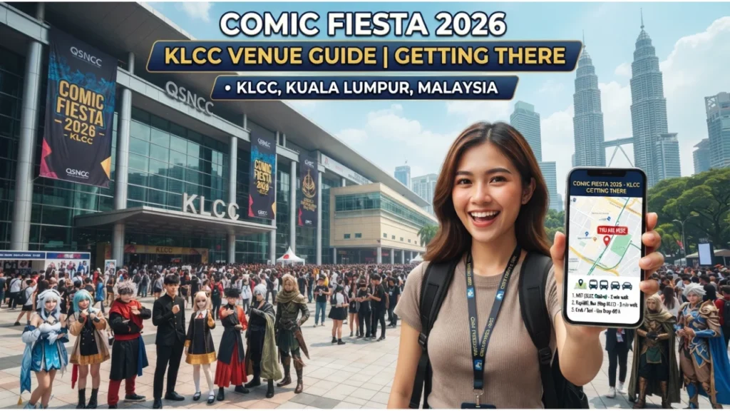 Comic Fiesta 2026 Venue KLCC & Getting There