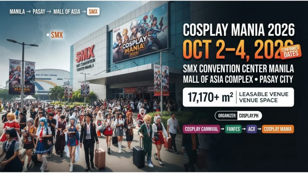 Cosplay Mania 2026 Dates and Venue Overview