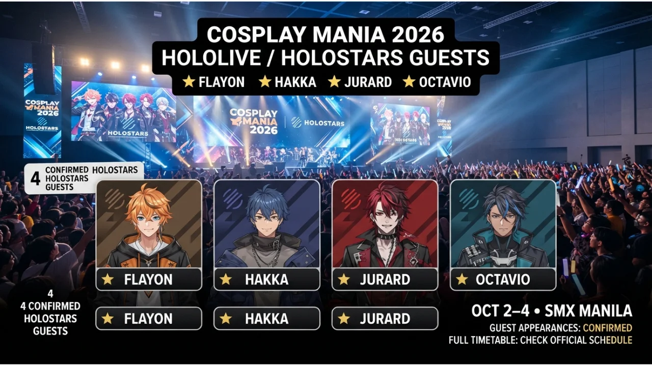 Cosplay Mania 2026 Hololive Guests Full Confirmed Lineup & Schedule