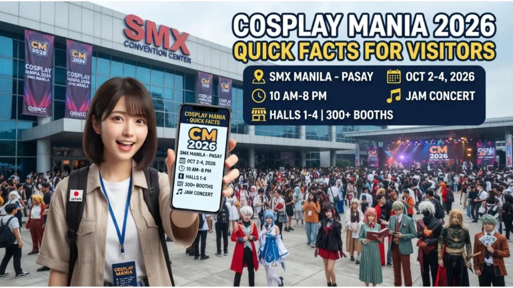 Cosplay Mania 2026 Quick Facts for Foreign Visitors