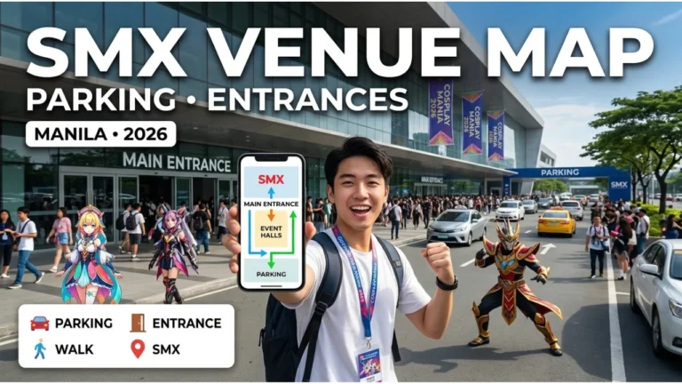Cosplay Mania 2026 SMX Venue Map Parking, Entrances & Getting There