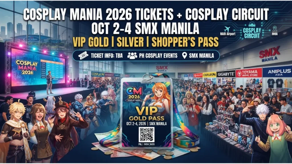 Cosplay Mania 2026 Tickets & the Philippine Cosplay Circuit