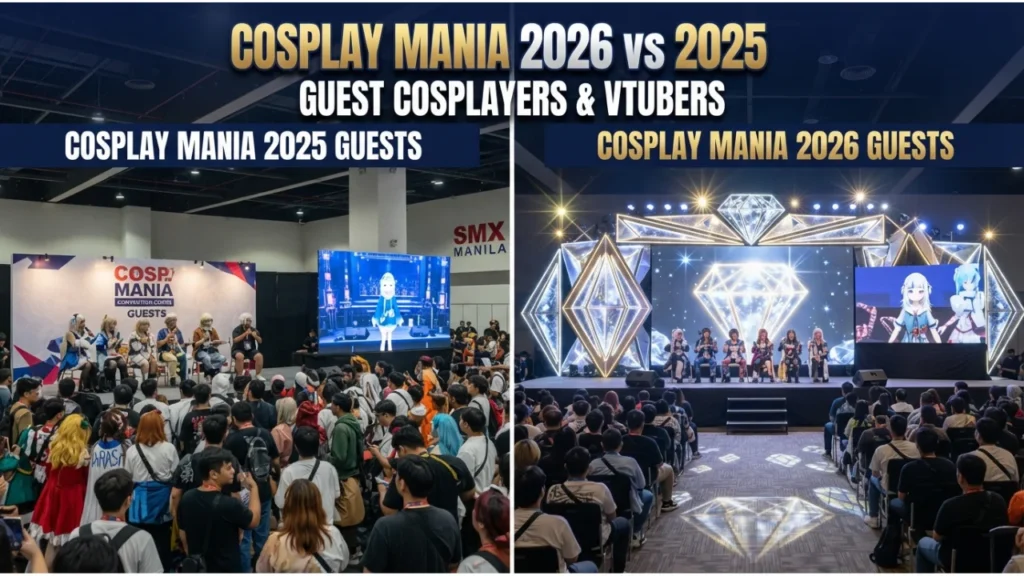 Cosplay Mania 2026 vs 2025 Guest Cosplayers & VTubers