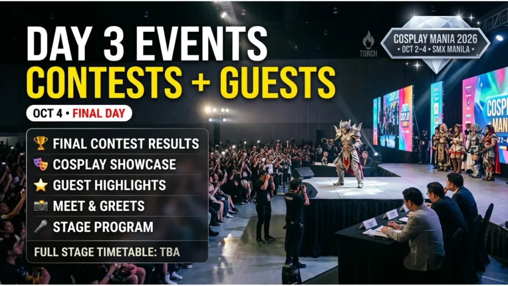 Cosplay Mania Day 3 Events Contests & Guest Highlights