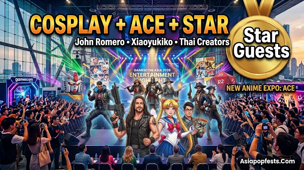 Cosplay Zone Highlights: Guests, ACE & Entertainment Area