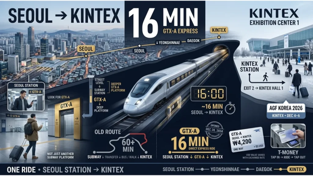 GTX-A Route to KINTEX The Fastest Way From Seoul
