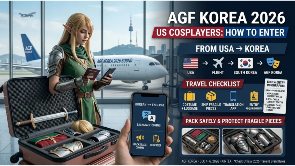 How US Cosplayers Can Enter AGF Korea 2026 From Abroad