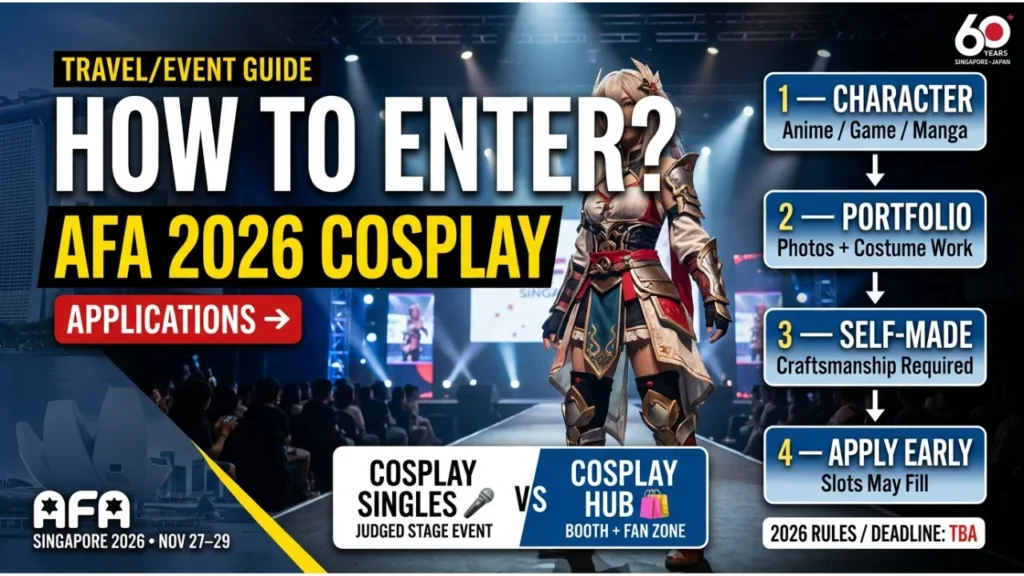 How to Enter the AFA Singapore 2026 Cosplay Competition