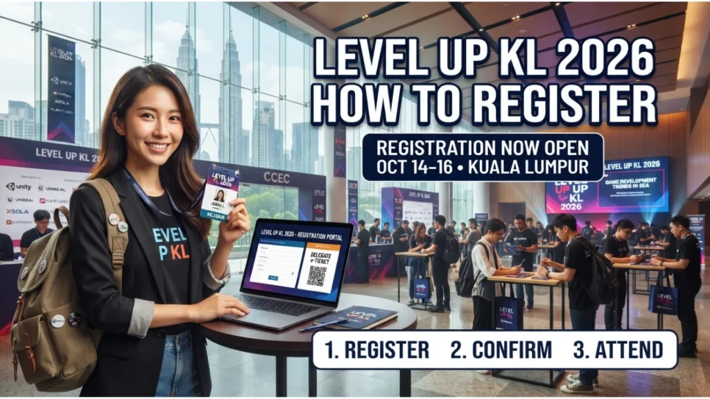 How to Register for LEVEL UP KL 2026 Tickets