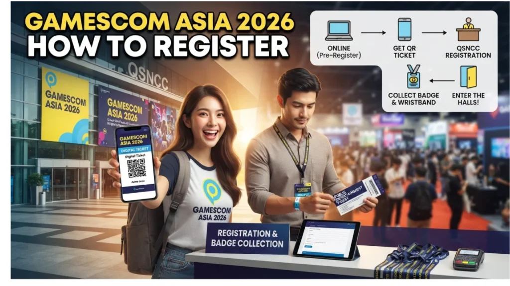 How to Register for gamescom asia 2026