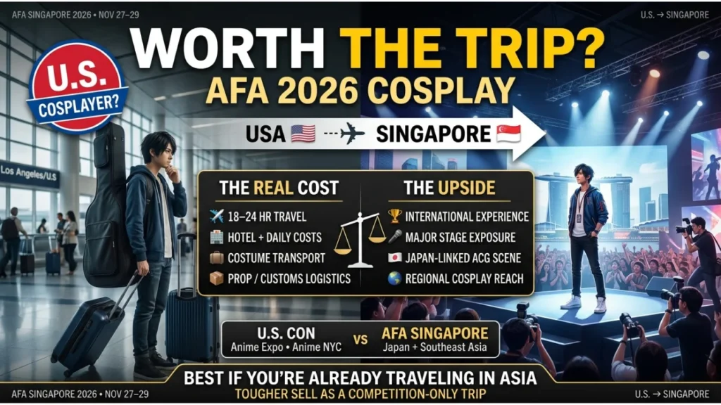 Is the AFA Singapore 2026 Cosplay Competition Worth Entering for U.S. Cosplayers