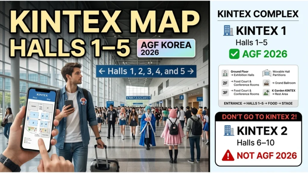 KINTEX Map Finding Your Way Through Halls 1–5