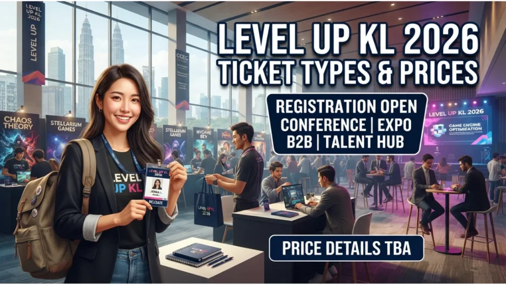 LEVEL UP KL 2026 Ticket Types and Prices