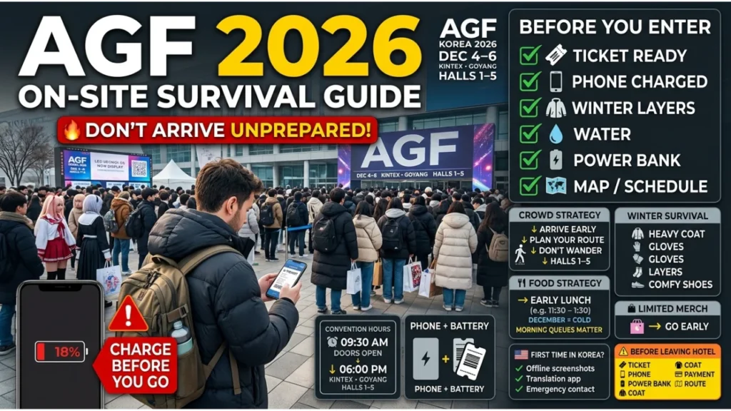 On-Site Survival Guide — What to Know Before You Arrive at AGF 2026