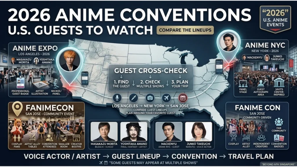 Other Major 2026 Anime Conventions to Watch Alongside AFA Singapore