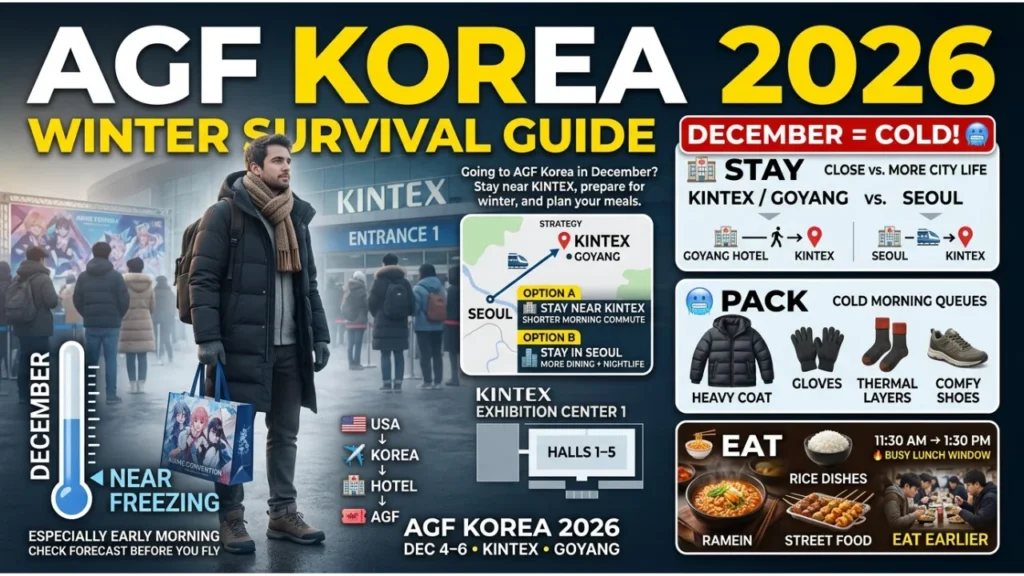 Planning Your AGF Korea 2026 Trip Hotels, Weather & Packing