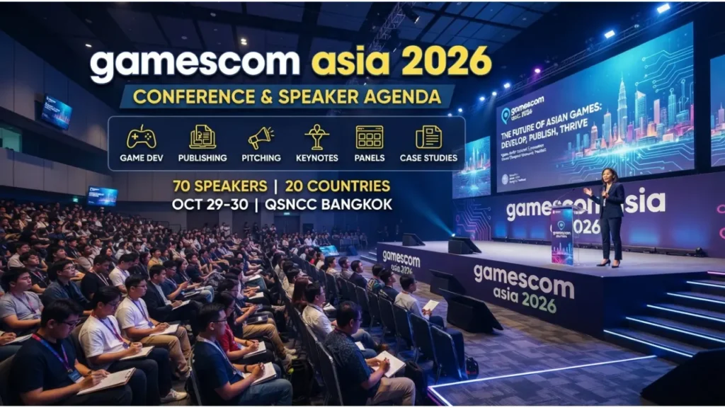 The gamescom asia 2026 Conference & Speaker Agenda