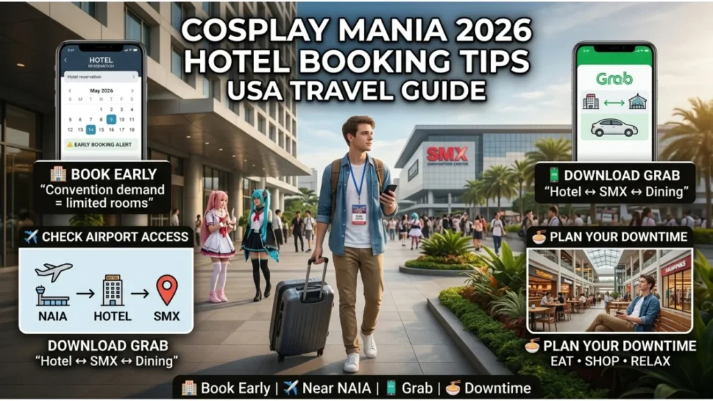 Tips for Booking Hotels Near Cosplay Mania 2026