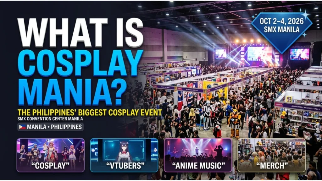 What Is Cosplay Mania 2026 — The Philippines’ Biggest Anime & Cosplay Convention
