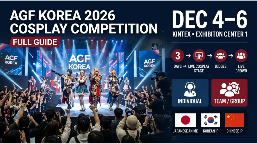 What Is the AGF Korea 2026 Cosplay Competition