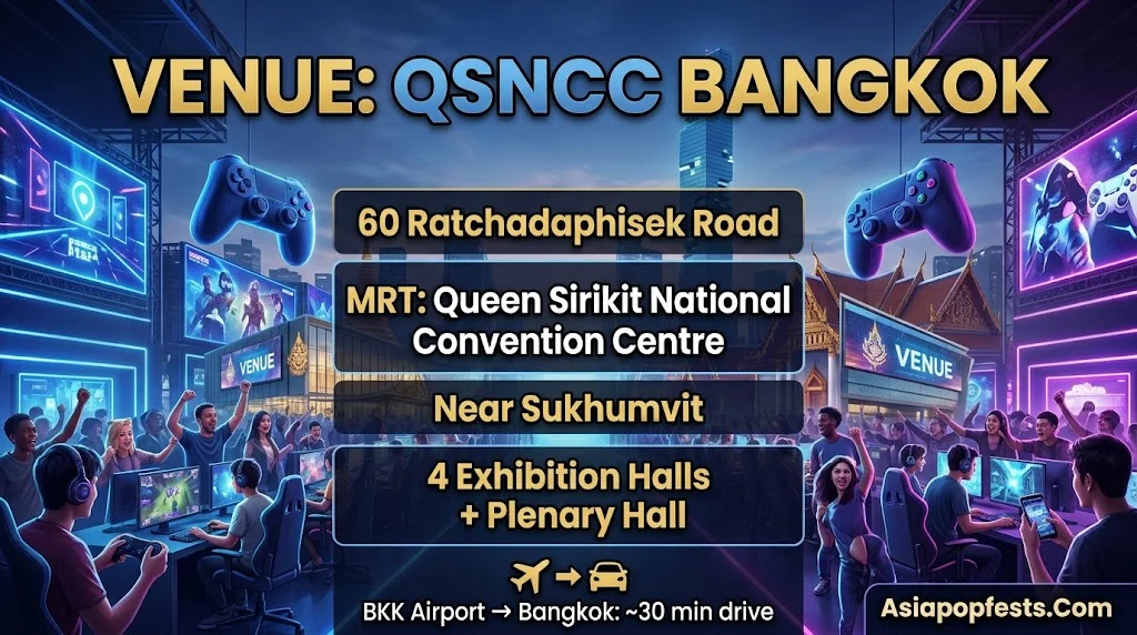 When Is gamescom Asia x Thailand Game Show 2026?