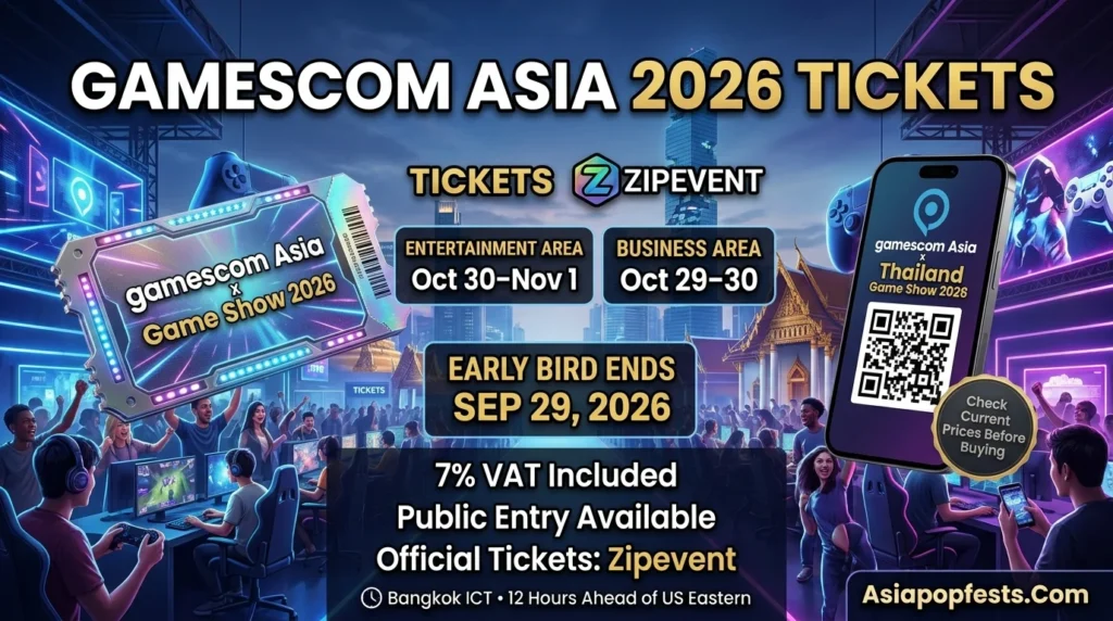 Where Is gamescom Asia 2026? The Bangkok Venue Guide