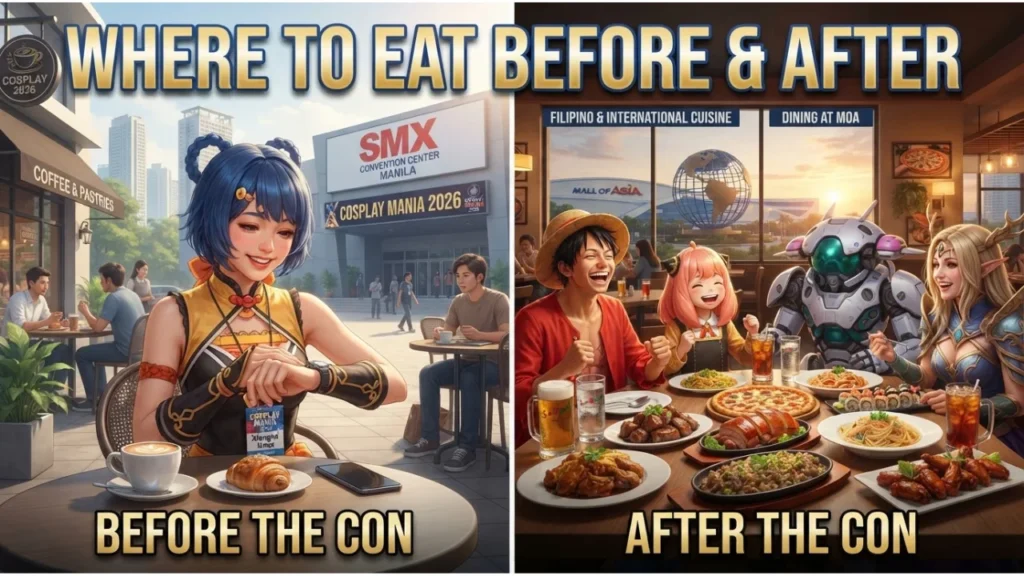 Where to Eat Before and After Cosplay Mania 2026