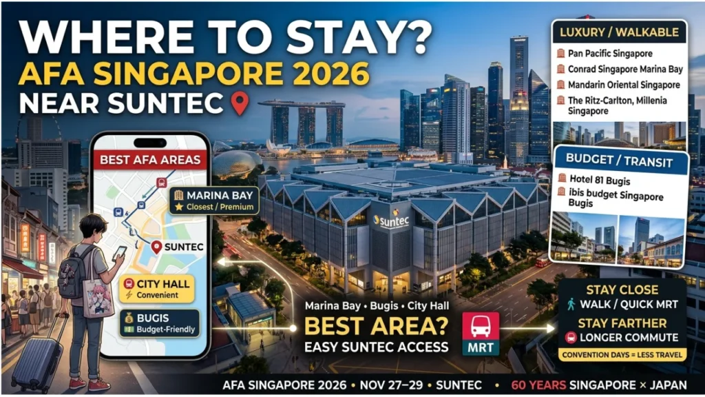 Where to Stay Near AFA Singapore 2026