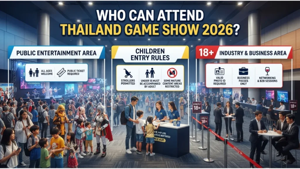 Who Can Attend Thailand Game Show 2026