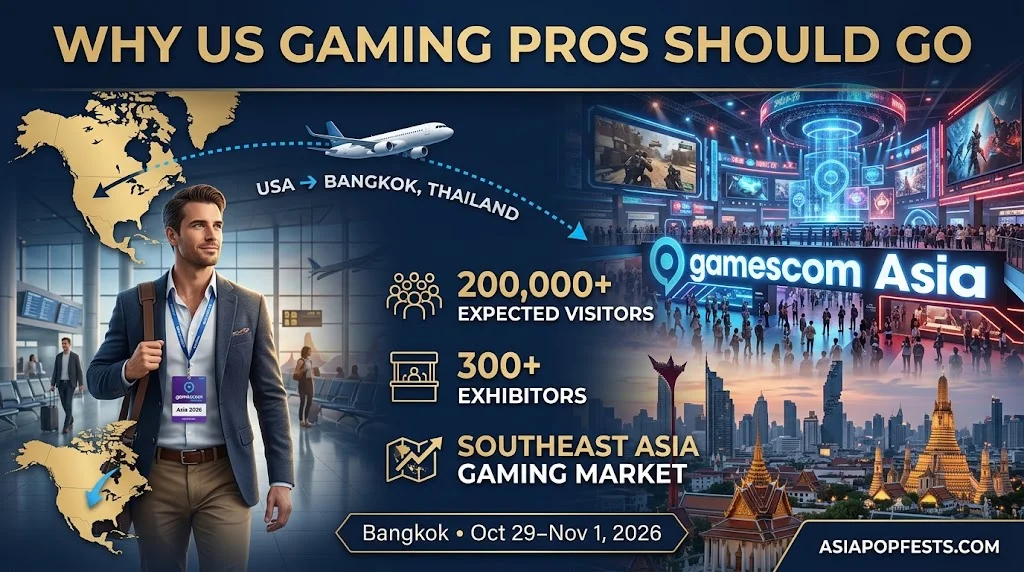Why US Gaming Professionals Should Consider gamescom Asia 2026