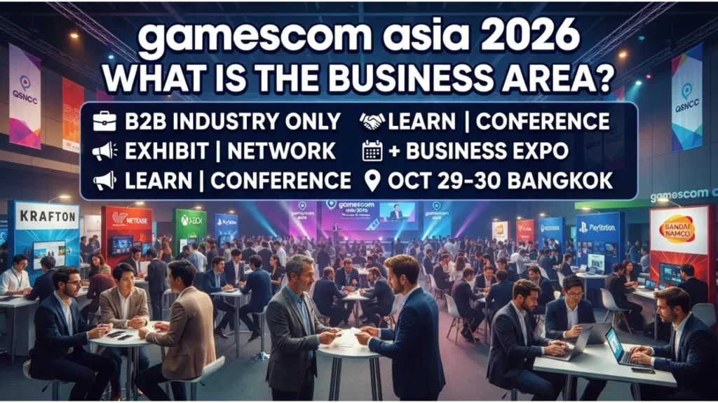 What Is gamescom asia 2026's Business Area?